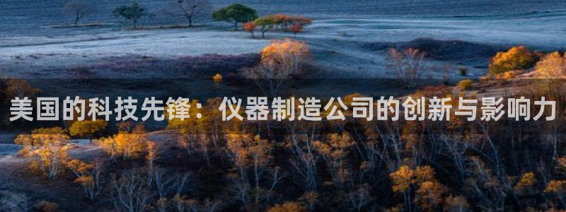 云顶国际服叫啥：美国的科技先锋：仪器制造公司的创新与影响力