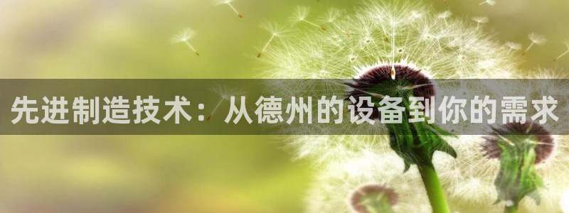 云顶国际服：先进制造技术：从德州的设备到你的需求
