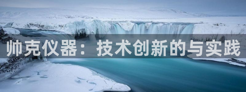 云顶国际官网：帅克仪器：技术创新的与实践