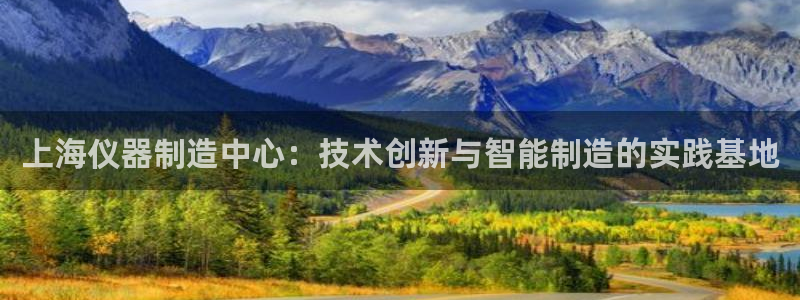 云顶集团老总子女：上海仪器制造中心：技术创新与智能制造的实践