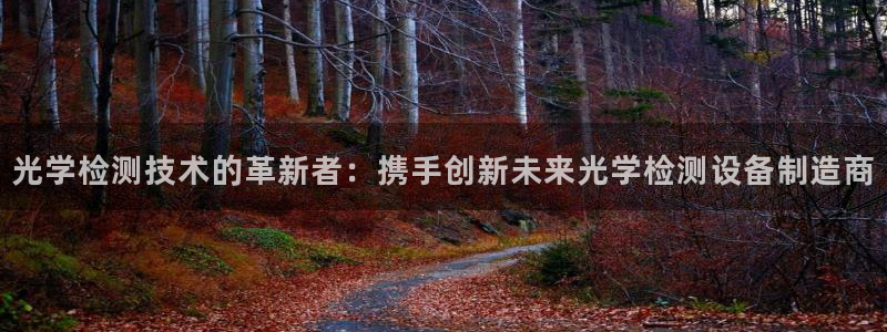 云顶国际账号怎么登录不了微信：光学检测技术的革新者：携手创新