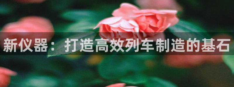 云顶国际酒店几星级最高：新仪器：打造高效列车制造的基石