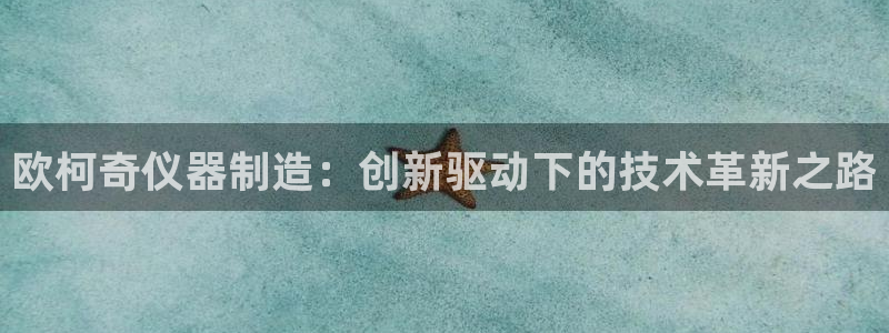 云顶国际大酒店房间价格表：欧柯奇仪器制造：创新驱动下的技术革