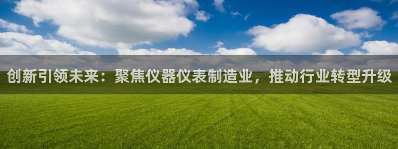 云顶最新：创新引领未来：聚焦仪器仪表制造业，推动行业转型升级